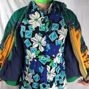 Vintage Cabrais Hawaiian Style Shirt